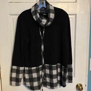Paid and Charcoal Cozy Tunic
